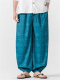 Summer Men's Comfy Elastic Ankle Style Wide Leg Pants