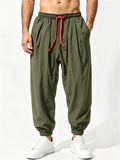 Mens Casual Relaxed Fit Drawstring Joggers with Pockets