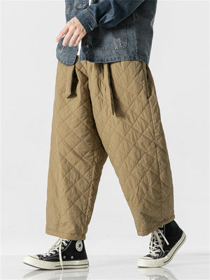 Men's Warm Cotton Pants for Winter
