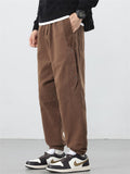 Men's Casual Daily Wear Cotton Loose Fit Cargo Jogger Pants