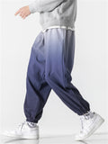 Summer Men's Gradient Elastic Ankle Style Pants