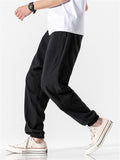 Men's Trendy Simple Pure Color Drawstring Pants