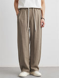 Japanese Style Men's Casual Drape Straight Pants