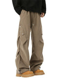 Men's High Street Style Pleated Cargo Pants