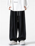 Men's Oversized Solid Color Streetwear Casual Pants