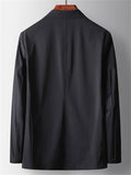 Men's Spring Solid Color Suit Collar Single Breasted Wash-and-wear Jackets