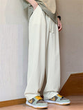 Men's Soft Elastic Waist Straight Leg Summer Casual Pants