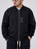 Men Casual Zip Up MA 1 Military Bomber Flight Jacket