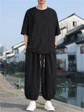 Men's Oversized Distressed Casual Outfit for Summer