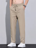 Men's Summer Lightweight Cool High Elasticity Breathable Casual Pants