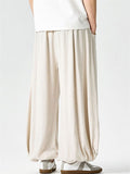 Men's Summer Retro Japanese Style Wide Leg Bloomers Pants