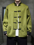 Male Chinese Style Jacquard Spring Jackets