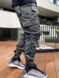 Men's Cool Streetwear Reflective Cargo Jogger Pants