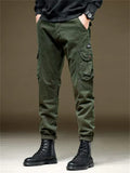 Men's Slim Fit Rugged Cotton Tactical Cargo Pants