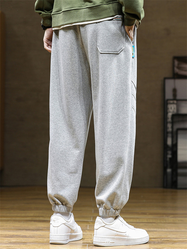 Men's Comfy Loose Fit Joggers Casual Sports Pants with Elastic Waist