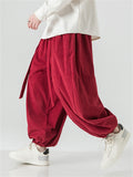 Men's Autumn Winter Baggy Corduroy Harem Pants