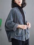 Women's Fashion Vintage Distressed Short Denim Jackets