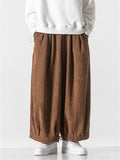 Men‘s Vintage Trend Corduroy Textured Loose Pants