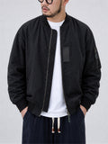 Men Casual Zip Up MA 1 Military Bomber Flight Jacket
