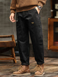 Men's Amekaji Vintage Style Utility Straight Cargo Pants