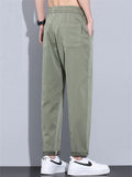 Men's Summer Comfy Regular Fit Drawstring Cropped Pants