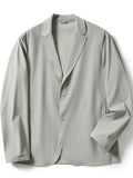 Men's Autumn Water Repellent Single Breasted Solid Color Patchwork Jackets