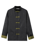 Male Chinese Style Jacquard Spring Jackets