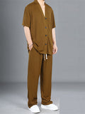 Men's Plus Size Ultimate Comfort Minimalist Lounge Set for Summer
