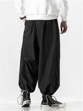 Male Baggy Drawstring Hem Jogging Pants