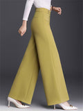 Women's Trendy High Waisted Wide Leg Dress Pants with Pockets