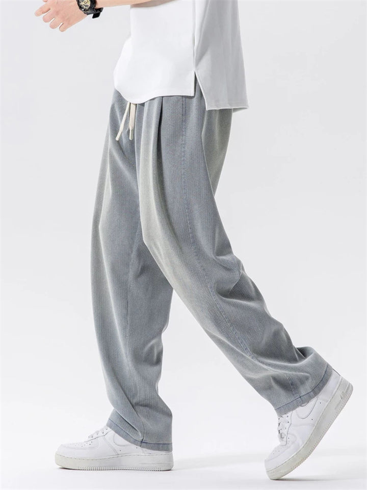 Mens Fashion Starry Textured Summer Comfy Casual Jeans
