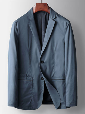 Men's Autumn Single Breasted Solid Color Casual Suit Jackets