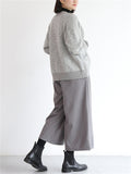 Women's Leisure Oversized Solid Color Wide Leg Pants