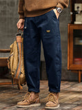 Men's Amekaji Vintage Style Utility Straight Cargo Pants