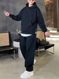 ‌Mens Autumn Trendy Comfy Loose Fit Hooded Tracksuit Outfits