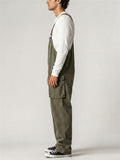 Mens Multi Pocket Tactical Cargo Bib Overalls Workwear Jumpsuit