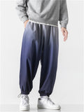 Summer Men's Gradient Elastic Ankle Style Pants