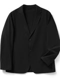 Men's Autumn Water Repellent Single Breasted Solid Color Patchwork Jackets