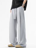 ‌Men's Spring Korean Style Drape High Waist Straight Leg Pants