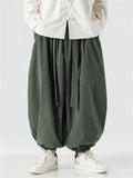 Men's Autumn Winter Baggy Corduroy Harem Pants