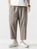 Oriental Style Men's Lightweight Pants for Daily Wear