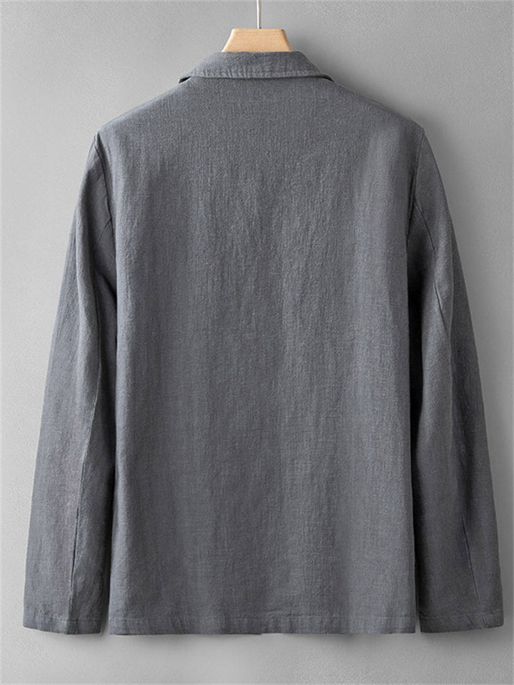 Men's Single Breasted Ramine Blazer Jacket