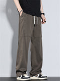 Men's Comfy Breathable Mid Waist Loose Fit Casual Cargo Pants