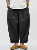 Men's Japanese Cityboy Style Balloon Crop Summer Pants