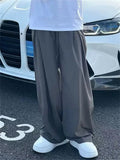 Summer C‌ool Drawstring Wide Leg Casual Pants for Men
