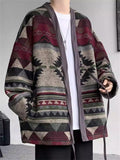 Loose Chinese Zen Clothing Cardigan Reversible Jackets for Men
