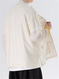 Men's Mandarin Collar Chinese Tang Suit Jacquard Kung Fu Shirts