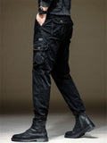 Men's Slim Fit Rugged Cotton Tactical Cargo Pants