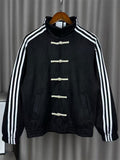 Unisex Chinese New Year Track Jacket with Frog Buttons