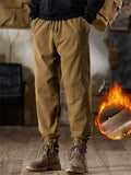 Men's Casual Daily Wear Cotton Loose Fit Cargo Jogger Pants